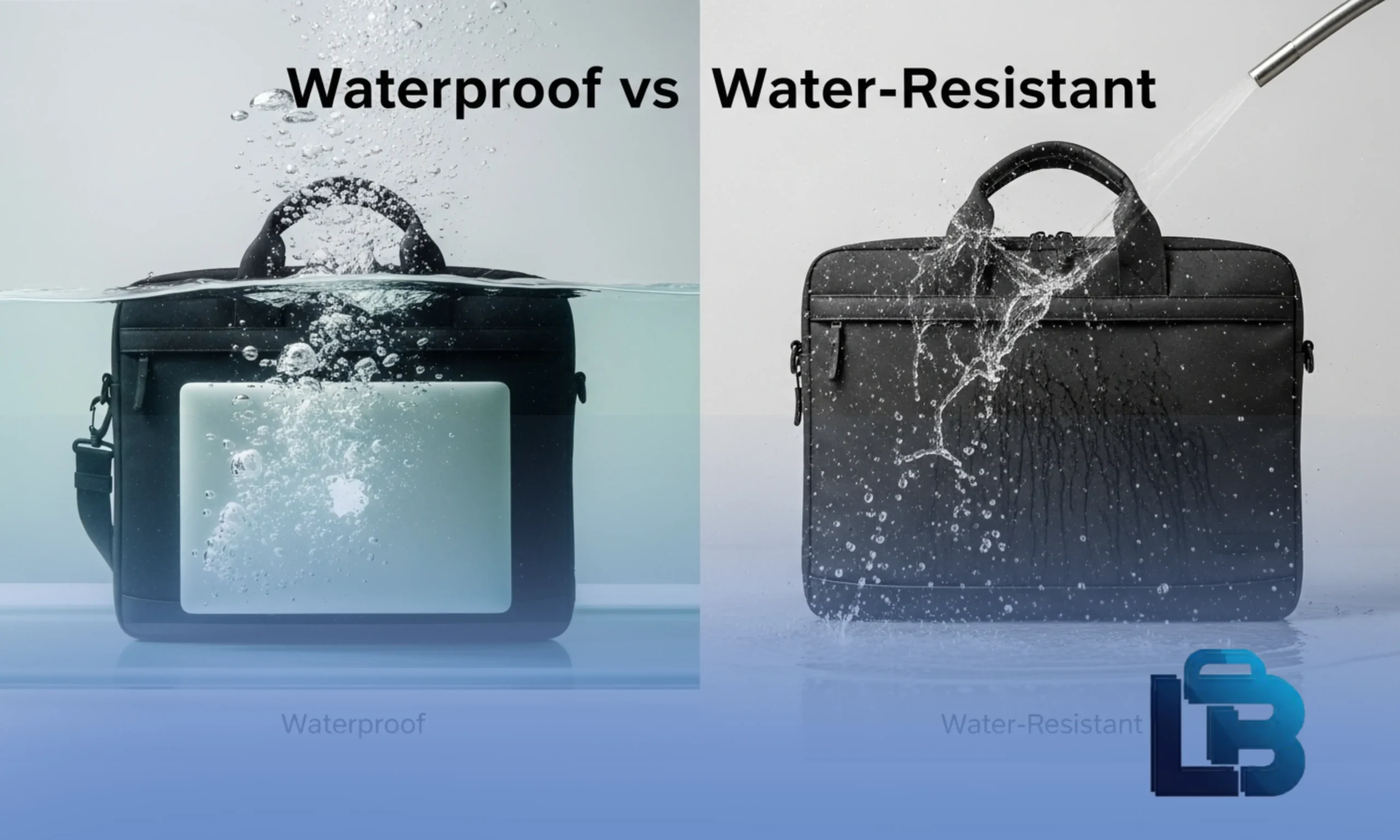 Difference Between Waterproof and Water-Resistant Bags