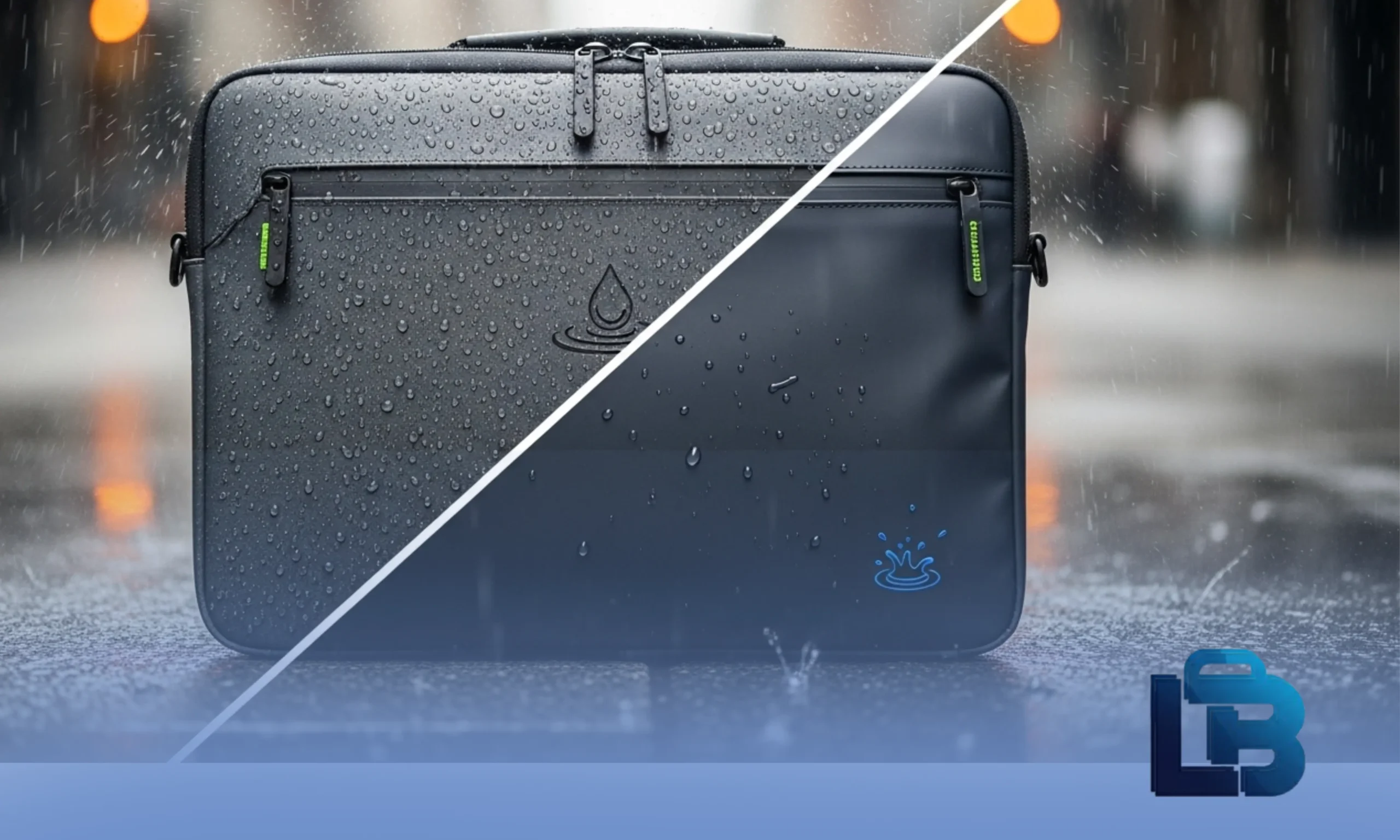 Waterproof vs Water-Resistant Laptop Bags